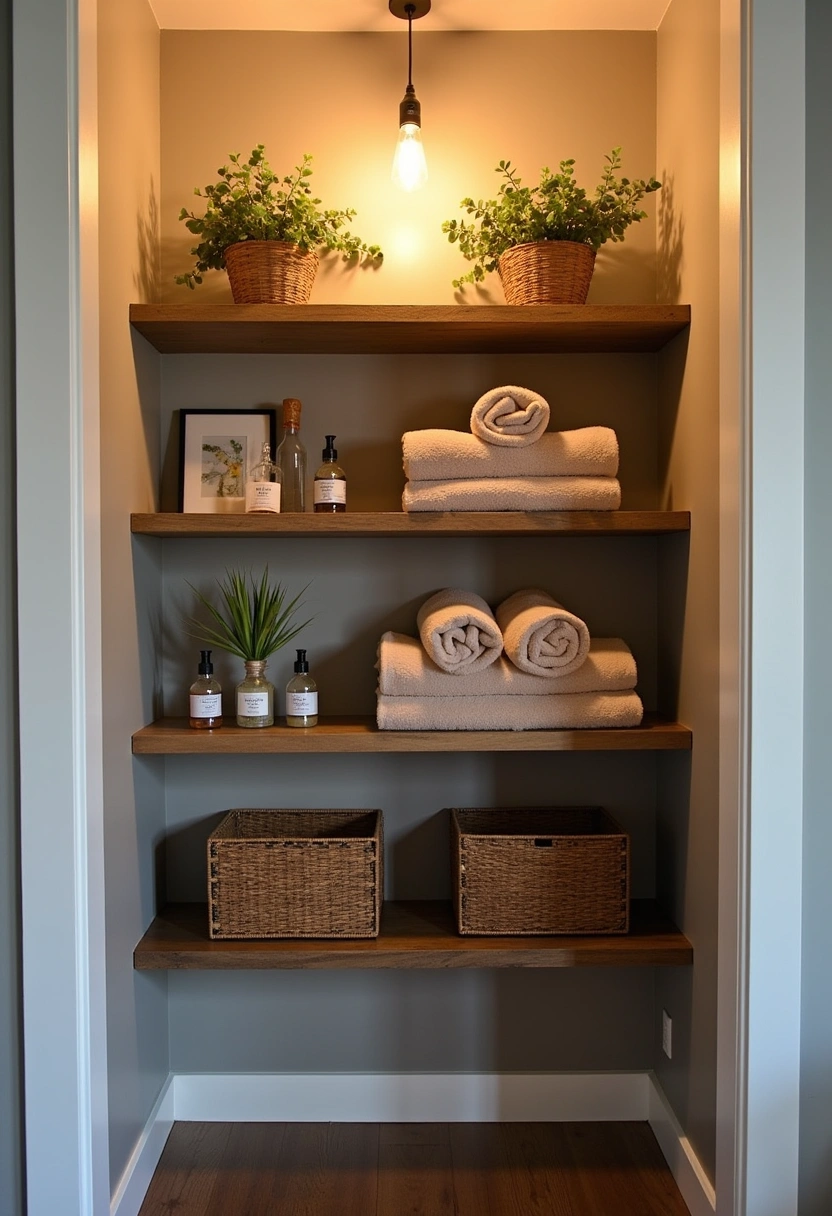 Bathroom Closet Organization ideas 11