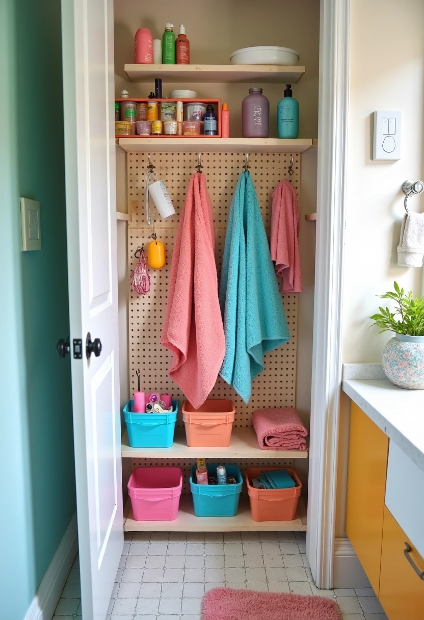 Bathroom Closet Organization ideas 13