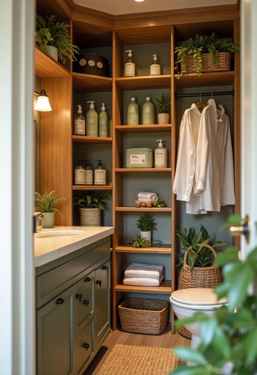 Bathroom Closet Organization ideas 17