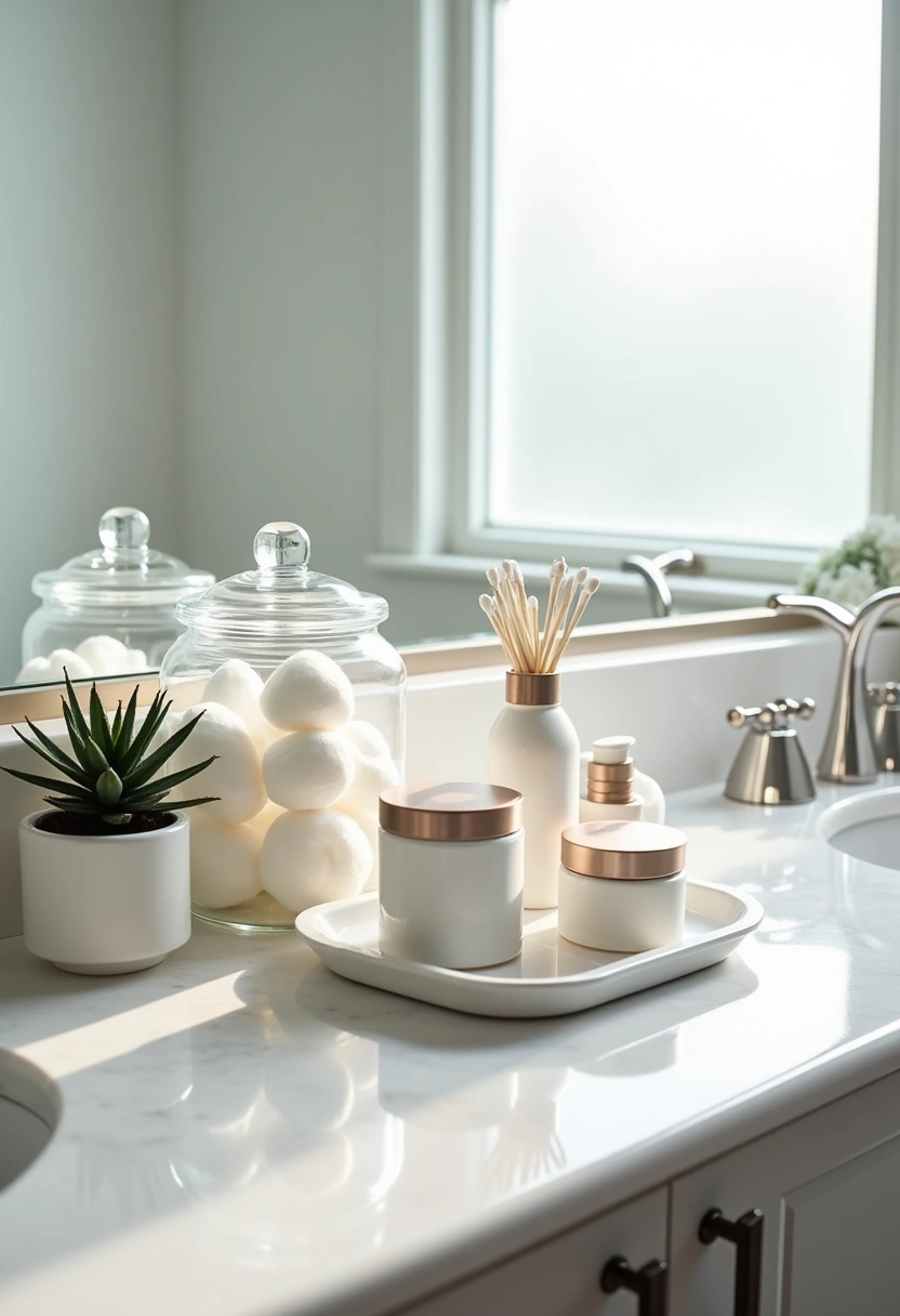 Bathroom Countertop Organization ideas 1