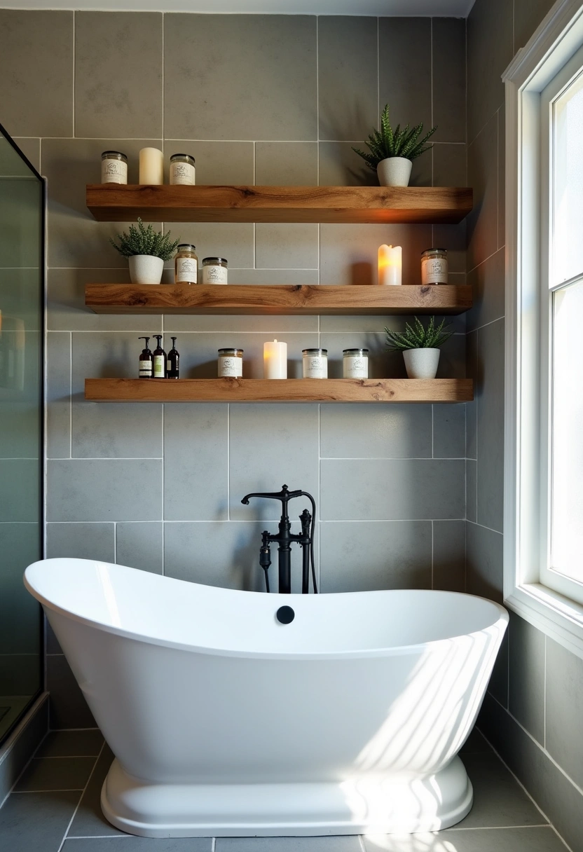 Bathroom Floating Shelves Ideas 1