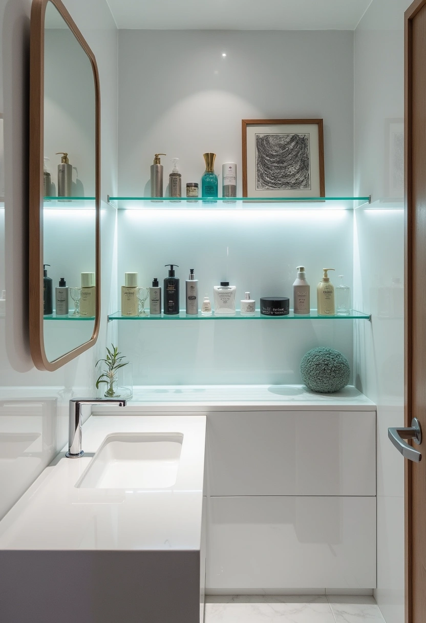 Bathroom Floating Shelves Ideas 13