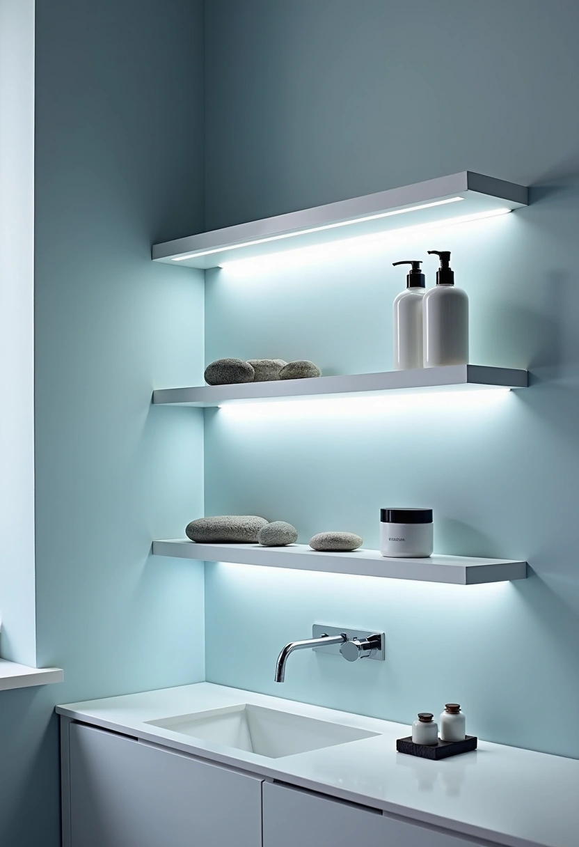 Bathroom Floating Shelves Ideas 2