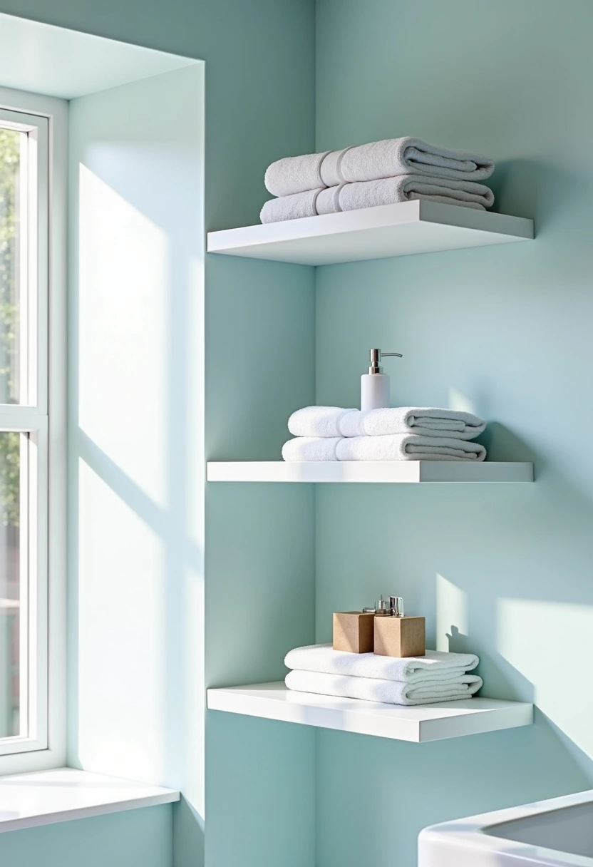 Bathroom Floating Shelves Ideas 20