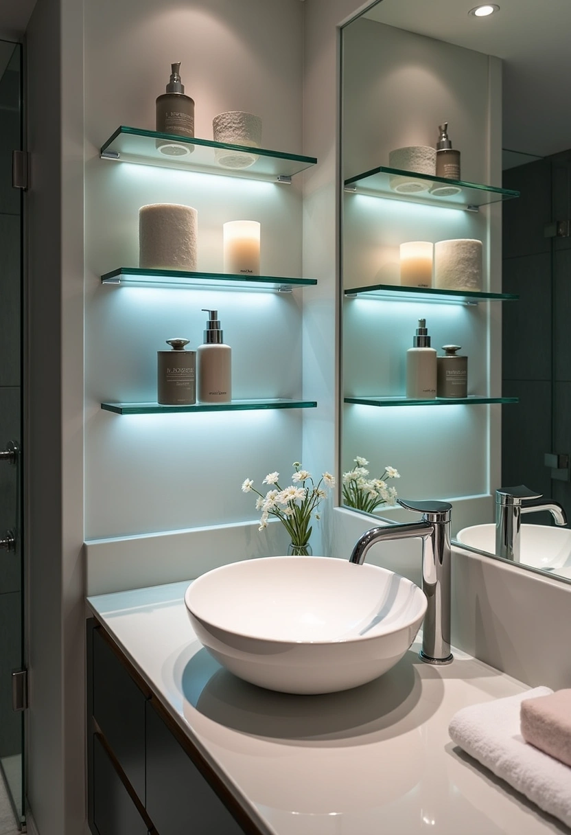 Bathroom Floating Shelves Ideas 8