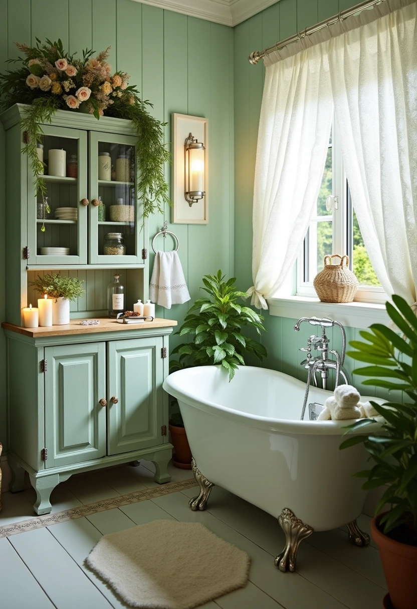 Cottagecore Aesthetic Bathroom Ideas 15