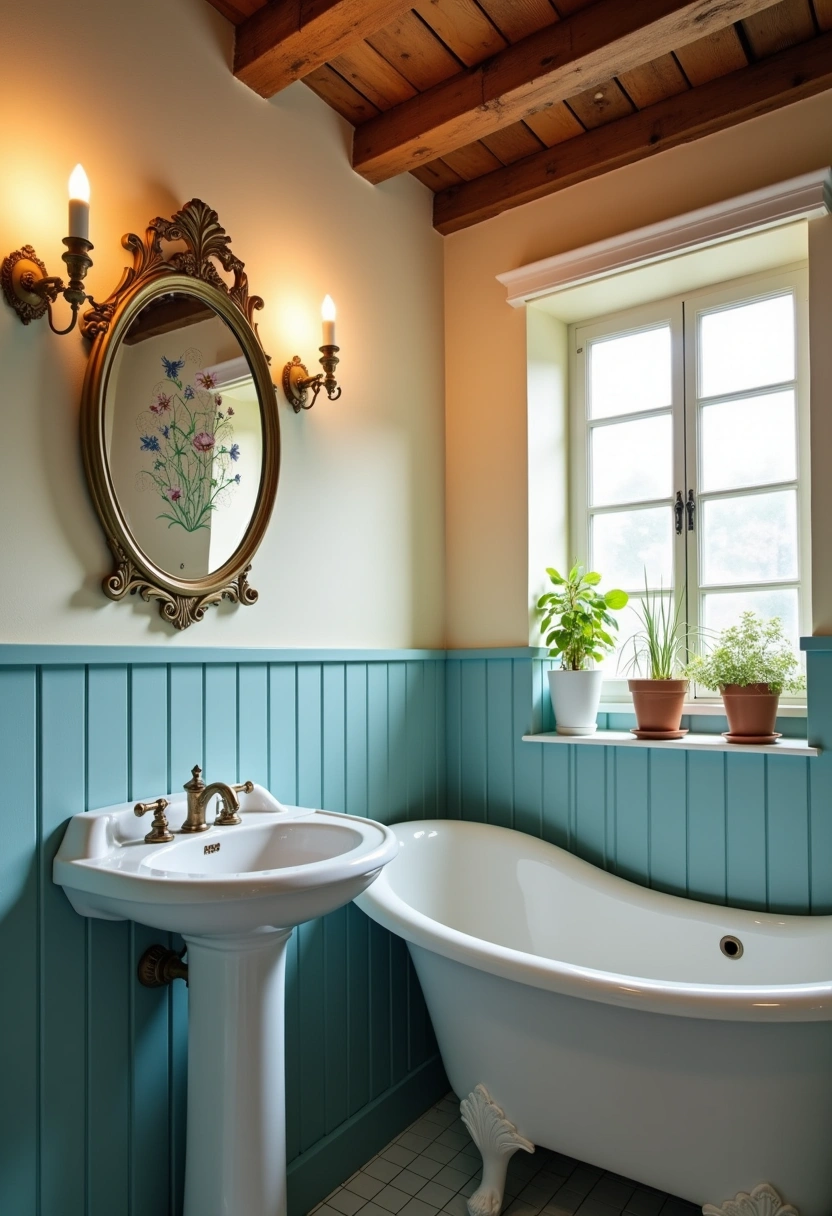 Cottagecore Aesthetic Bathroom Ideas 4