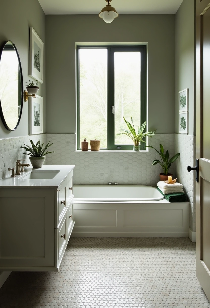 Earthy modern Bathroom Ideas 11