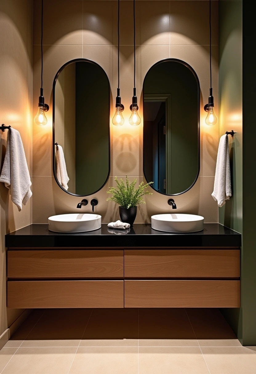 Earthy modern Bathroom Ideas 5