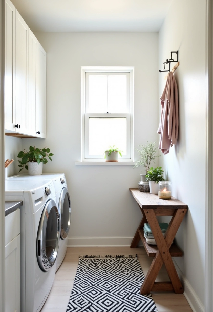 Eclectic Laundry Room 10