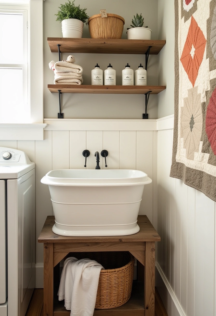 Farmhouse Laundry Room Ideas 15