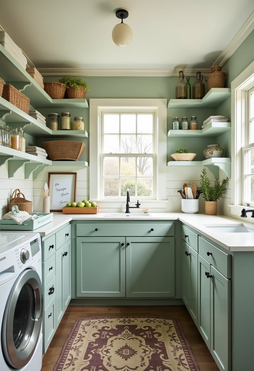 Farmhouse Laundry Room Ideas 17