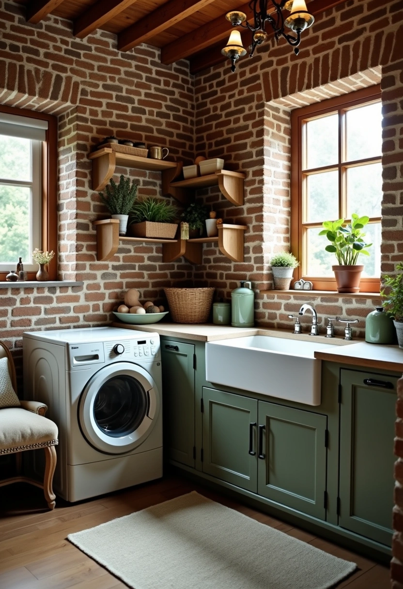 Farmhouse Laundry Room Ideas 18