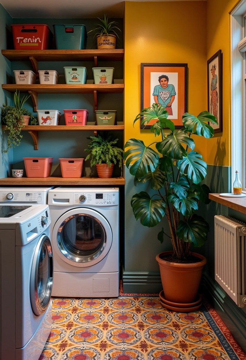 Fun Laundry Room Ideas 10