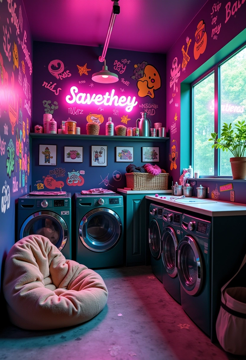 Fun Laundry Room Ideas 13