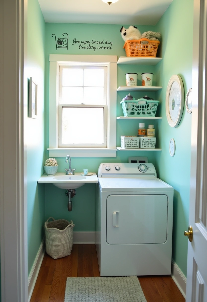 Fun Laundry Room Ideas 16