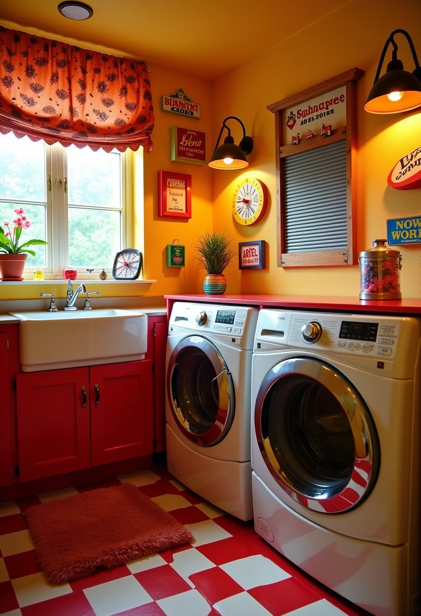 Fun Laundry Room Ideas 18