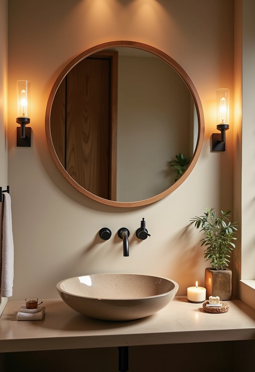 Japandi Bathroom ideas 10