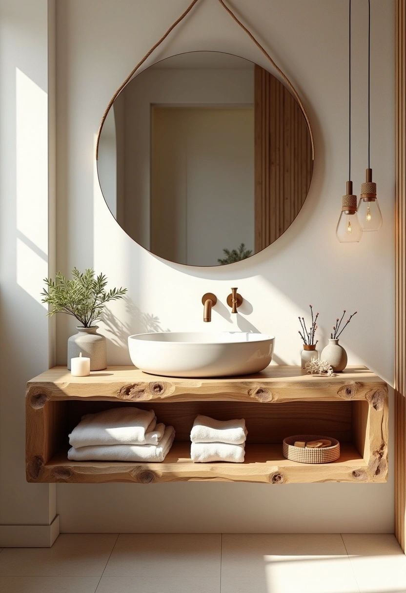 Japandi Bathroom ideas 16