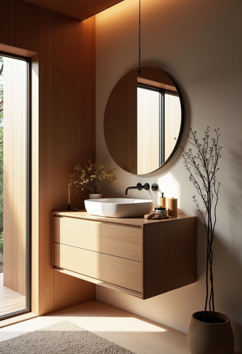 Japandi Bathroom ideas 18