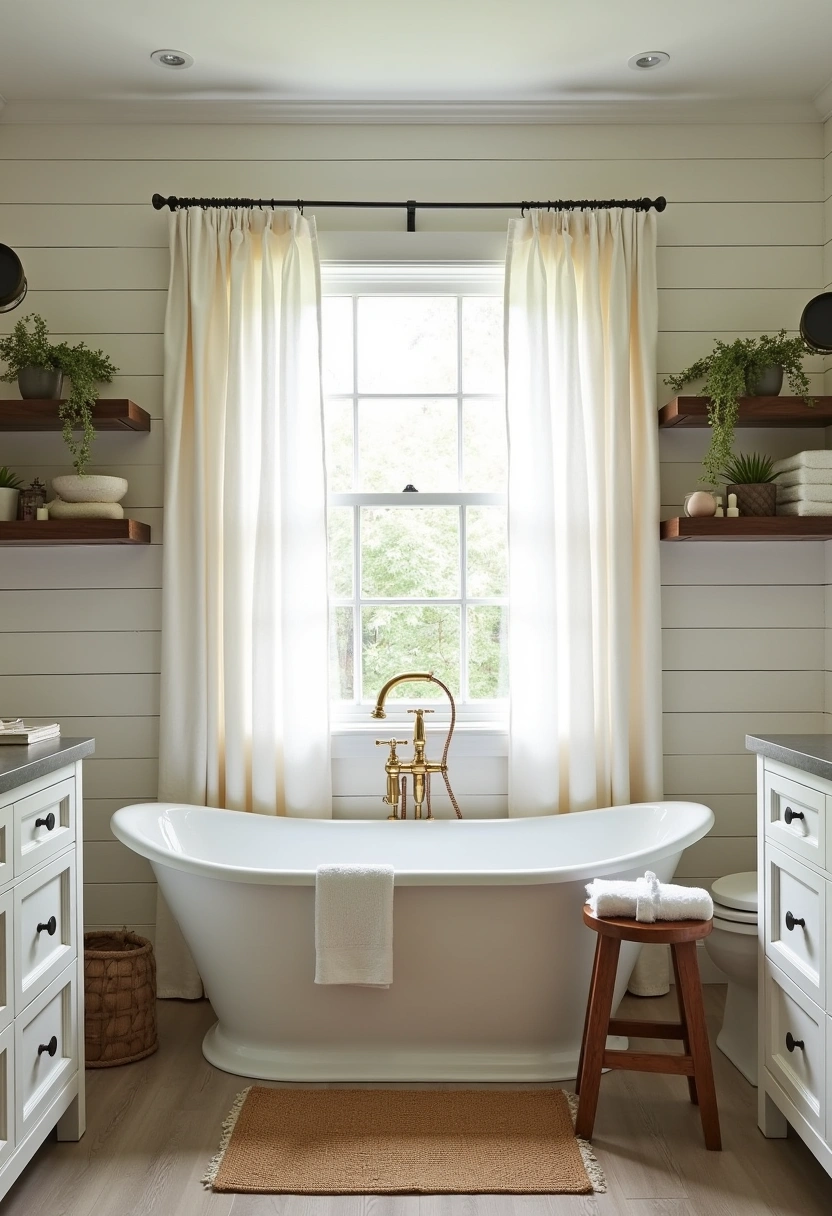 Modern Farmhouse Bathroom ideas 1