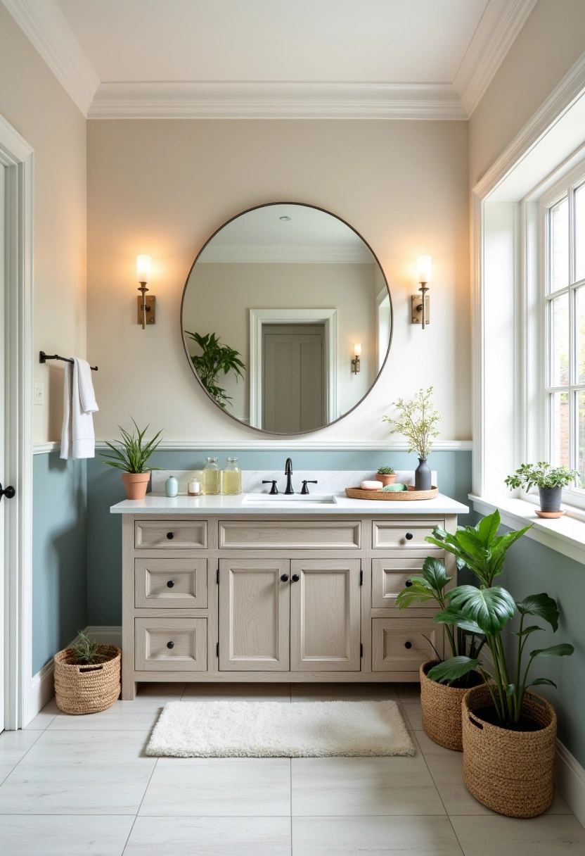 Modern Farmhouse Bathroom ideas 20