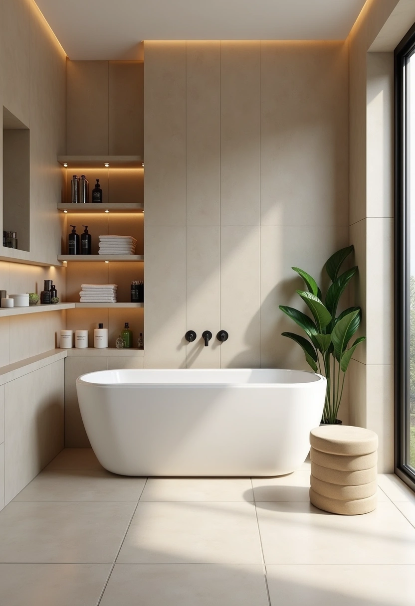 Neutral Bathroom Ideas 16