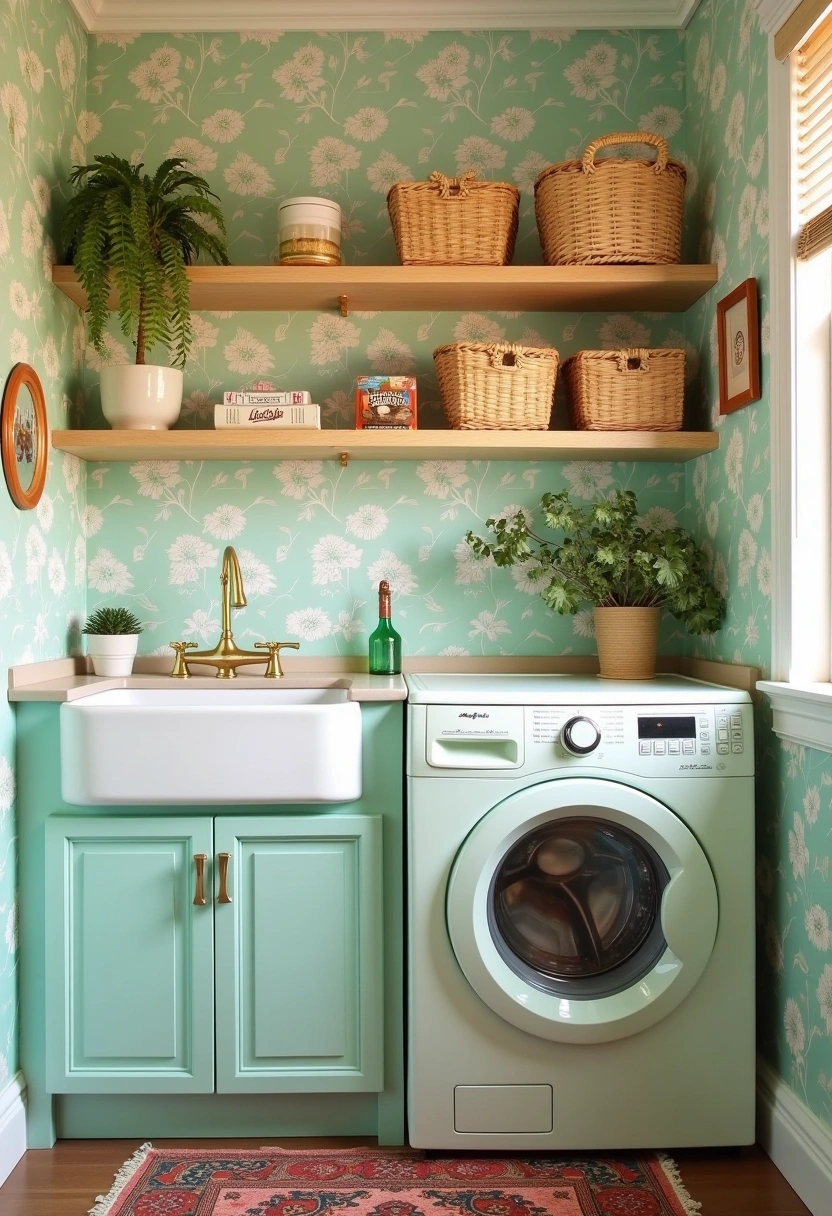 Retro Laundry Room ideas 1