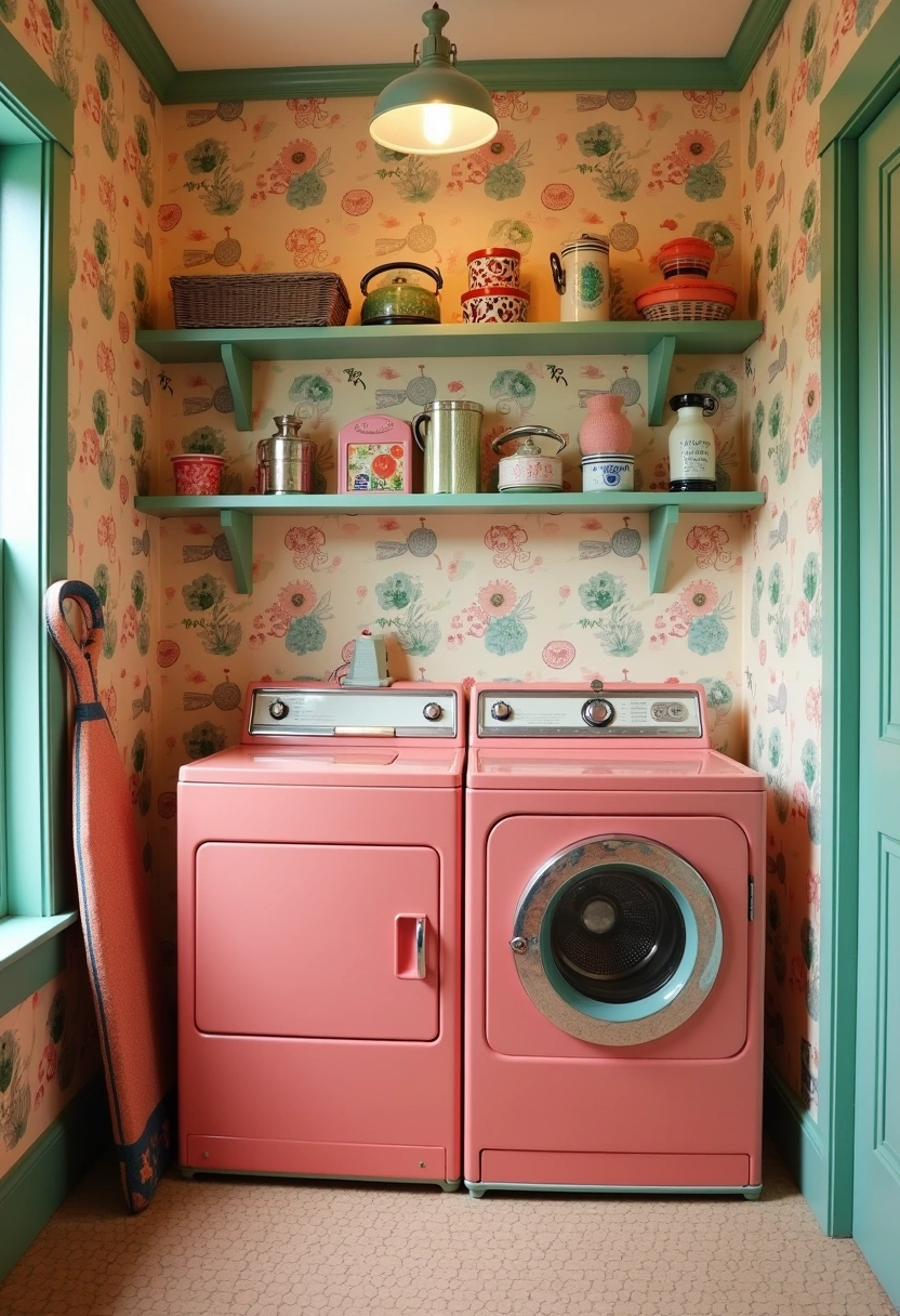 Retro Laundry Room ideas 11