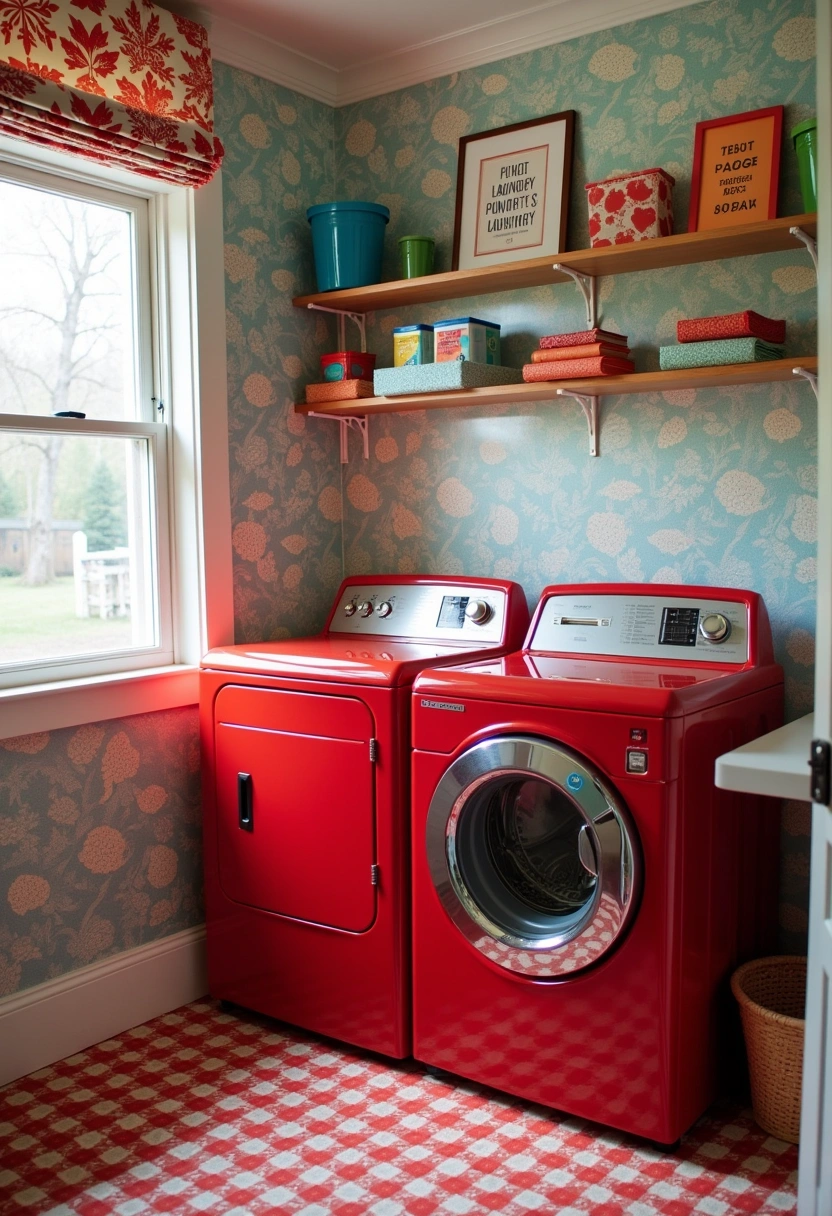 Retro Laundry Room ideas 13