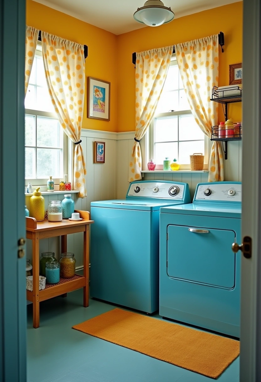 Retro Laundry Room ideas 15