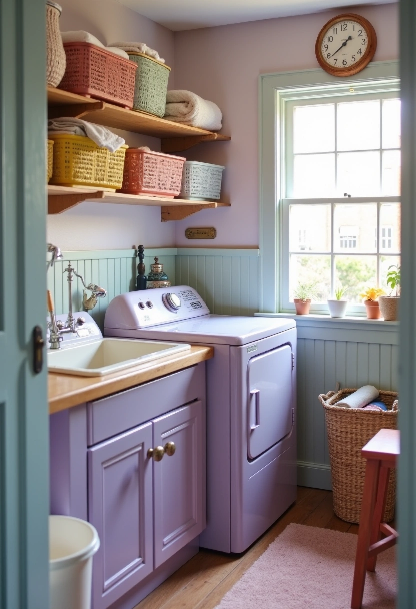 Retro Laundry Room ideas 16