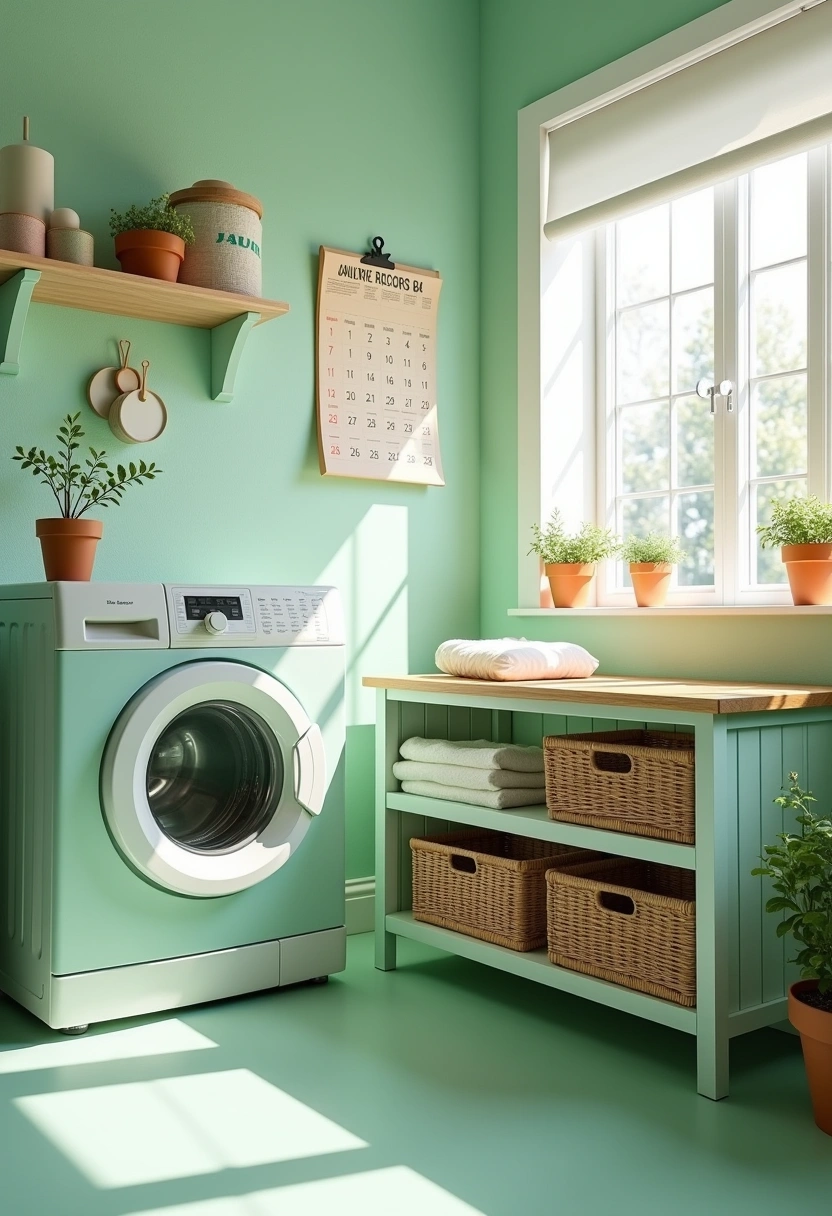 Retro Laundry Room ideas 18