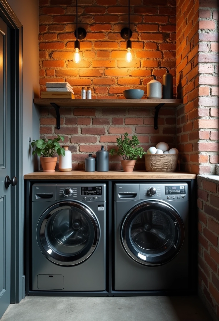 Stackable Washer Dryer Laundry Room Ideas 3