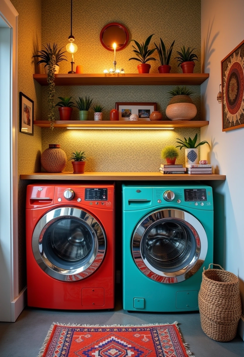 Stackable Washer Dryer Laundry Room Ideas 5