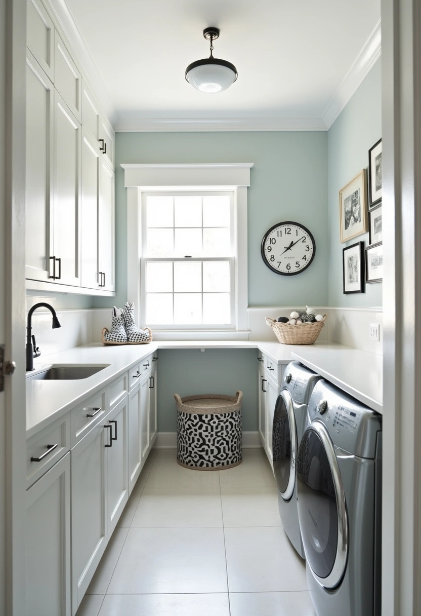 Transitional Laundry Room Ideas 7