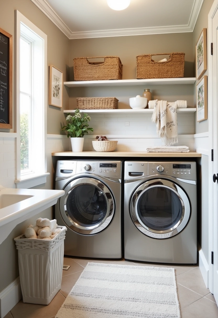 Transitional Laundry Room Ideas 8