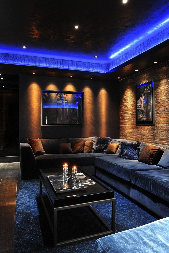 aesthetic basement ideas 43