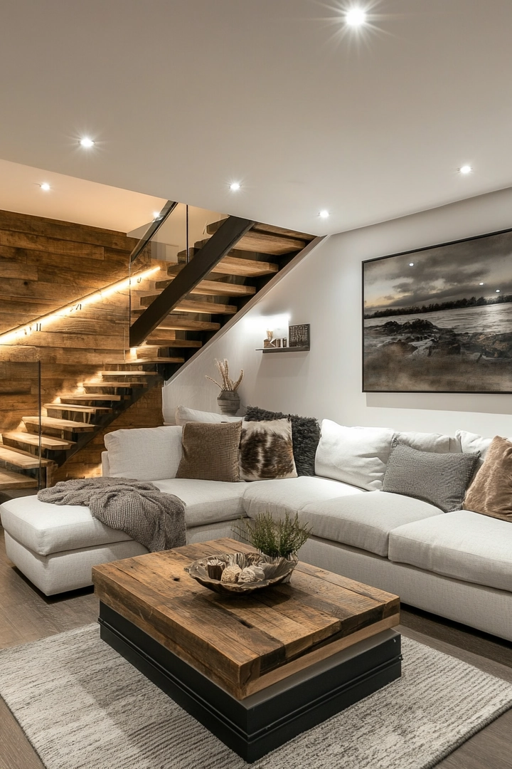 aesthetic basement ideas 78