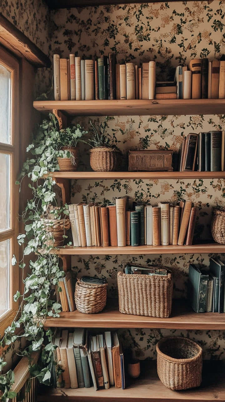 aesthetic bookshelf ideas 24