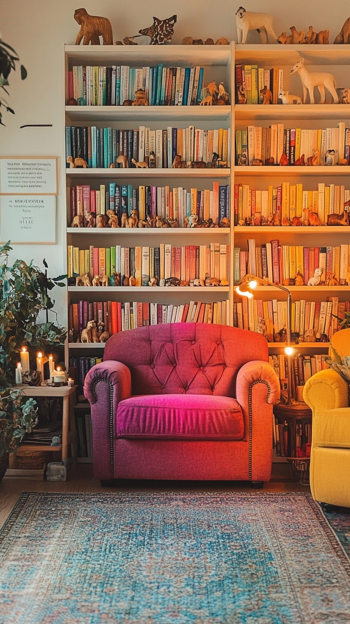 aesthetic bookshelf ideas 27