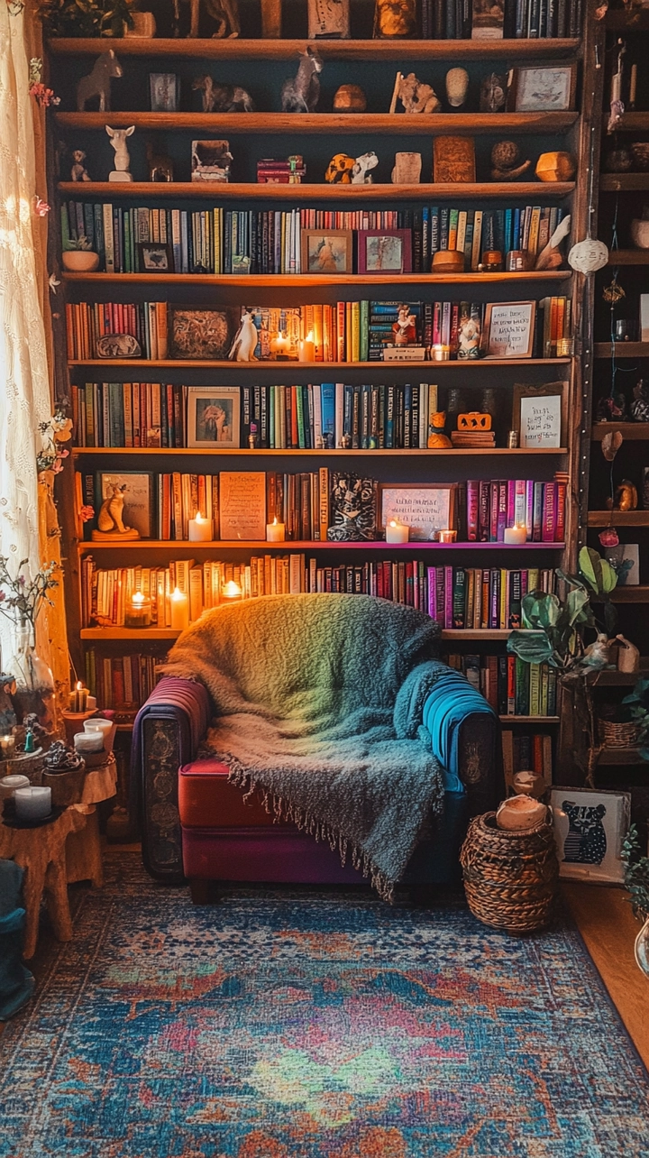 aesthetic bookshelf ideas 28