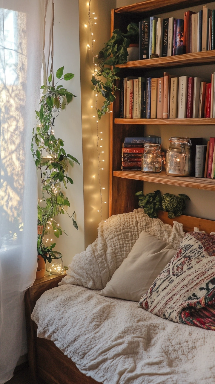 aesthetic bookshelf ideas 37