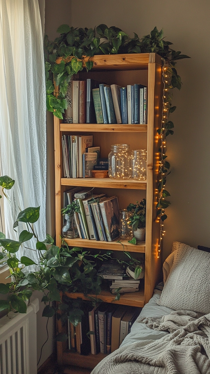 aesthetic bookshelf ideas 39