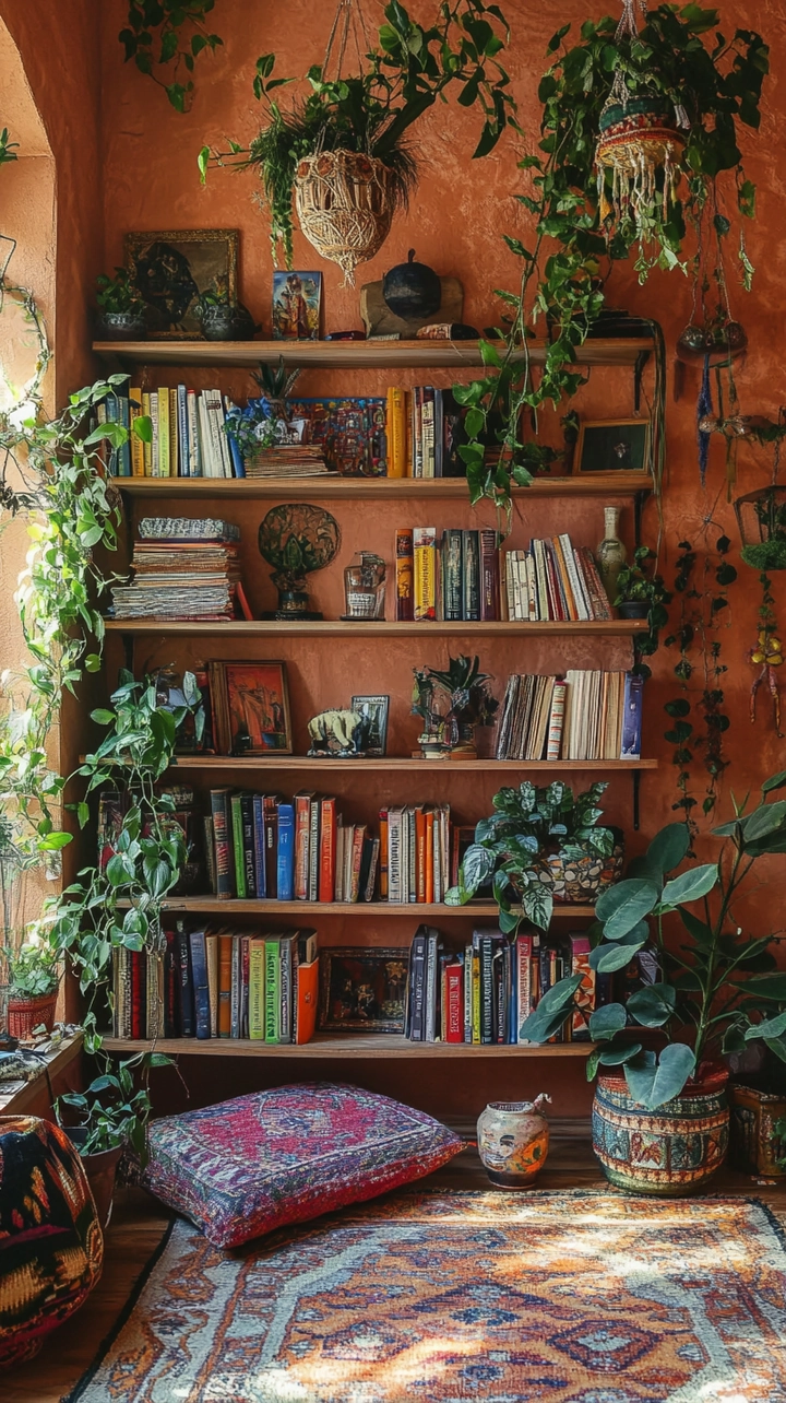 aesthetic bookshelf ideas 44