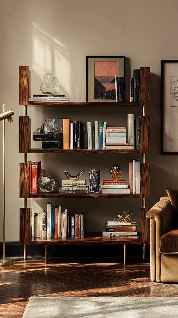 aesthetic bookshelf ideas 49