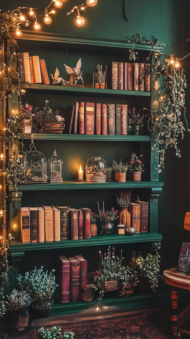 aesthetic bookshelf ideas 69