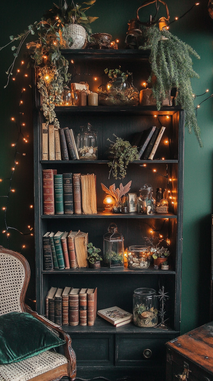 aesthetic bookshelf ideas 72