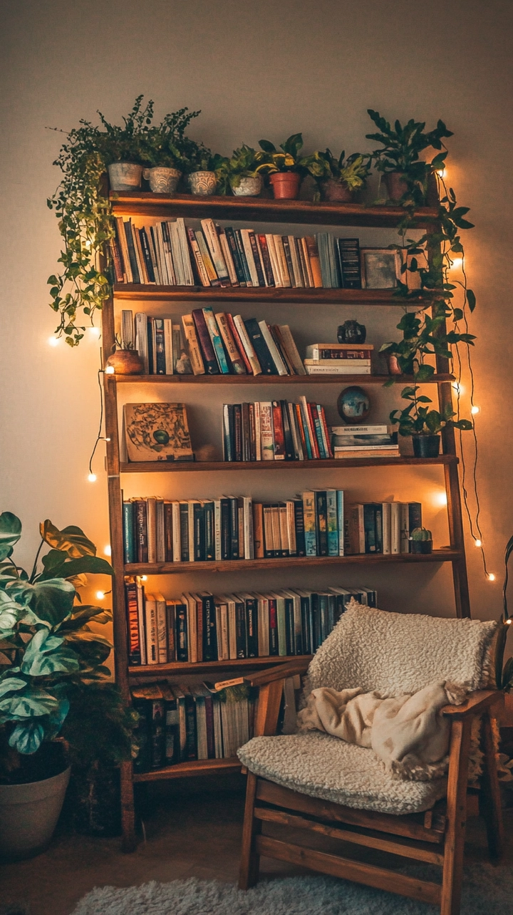 aesthetic bookshelf ideas 73