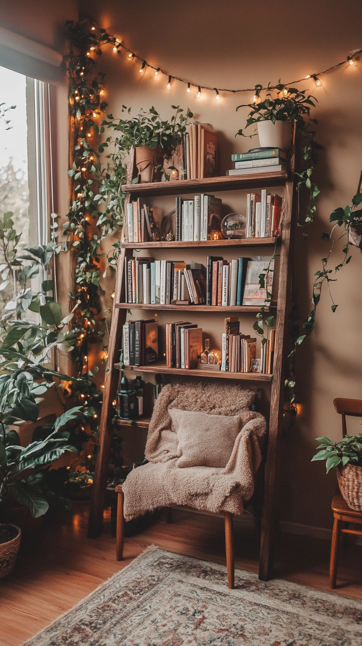 aesthetic bookshelf ideas 74